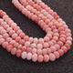 1  Strand  Pink Opal  Smooth Roundelles - Rondelles Beads -5mm-6mm-16 Inches - BR02534 - Tucson Beads