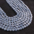 1 Strand Blue Oregon Opal Smooth Briolettes - Coin Shape Briolettes - 8mm- 13 Inches BR02555