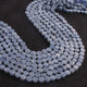 1 Strand Blue Oregon Opal Smooth Briolettes - Coin Shape Briolettes - 8mm- 13 Inches BR02555 - Tucson Beads