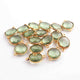 17 Pcs Green Amethyst Faceted Assorted Shape 24k Gold Plated Connector   - 20mmx15mm-PC546 - Tucson Beads