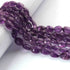 1 Strand Amethyst Faceted Briolettes -Oval Shape  Briolettes - 10 Inches 7mmx6mm-12mmx9mm BR02056