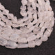 1  Strand  White Moon Stone Faceted Tumbled Shape, Nuggets Beads , Step Cut , Briolettes - 11mmx9mm-15mmx10mm - 10.5 inches BR02951 - Tucson Beads