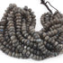 1  Strand Labradorite Smooth Rondelles - Gemstone  Beads 6mm-13mm 18 Inches BR3135