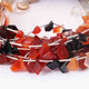 1 Strand Mix Stone Faceted Briolettes - Multi Stone Fancy Shape Briolettes - 9mmx7mm-15mmx9mm -8 Inches BR01419 - Tucson Beads