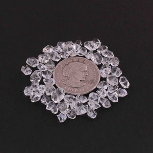 10 Pcs  AAA White Herkimer Diamond Quartz Nuggets Beads -5mmx2mm-BDU133 - Tucson Beads