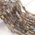 1 Strand  Labradorite Faceted Tumbled Shape, Nuggets Beads , Step Cut , Briolettes - 18mmx14mm-26mmx14mm - 10 inches BR02950