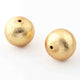 1 Strand Gold Plated Plain Copper Balls ,Jewelry Making Supplies 24mm 9 inches Bulk Lot GPC900 - Tucson Beads