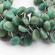 1 Long Strand Amazonite Faceted  Oval Briolettes  - Faceted Briolettes  14mmx14mm - 19mmx18mm 8 Inches long BR1766 - Tucson Beads
