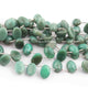 1 Long Strand Amazonite Faceted  Oval Briolettes  - Faceted Briolettes  14mmx14mm - 19mmx18mm 8 Inches long BR1766 - Tucson Beads