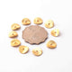 1 Strand Gold Plated Copper Wave Disc Beads,Potato Chips Beads, Scratch Mat Finish Copper, Jewelry Supplies 12mm GPC287 - Tucson Beads