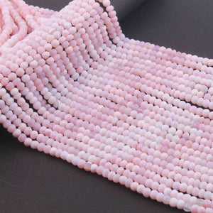 1  Strand Shaded Pink Opal  Faceted Rondelles Beads  - Round Beads 4mm 13  Inches long BR607 - Tucson Beads