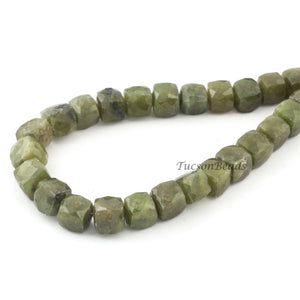 1 Strand Vesconite Faceted Briolettes -Box Shape Beads  Briolettes - 7mm -8 Inches BR1210 - Tucson Beads