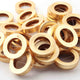 1 Strend Designer Round Shape Beads Gold Plated Round Beads,Metal Beads- Copper,Jewelry Making 35mm BulkLot GPC918 - Tucson Beads