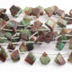 1  Long Strand Bio Chrysoprase Faceted Briolettes  -Fancy Shape Briolettes- 17mmx14mm -10mmx14mm- 9 -Inches BR01460 - Tucson Beads