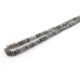 1 Long Strand Labradorite Smooth Roundelles - Labradorite Plain Rondelles Beads 5mm-10mm 18 Inches BR1241 - Tucson Beads
