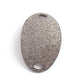 1 Pc Pave Diamond Oval Charm Antique Finish 925 Sterling Silver  - 23mmx18mm PDC1141 - Tucson Beads