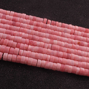 1  Strand  Pink Opal  Smooth Briolettes  - Wheel Shape Briolettes  10mm  14.5 Inches BR02566 - Tucson Beads