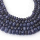 1 Long  Strand  Iolite Faceted Rondelles  - Round Shape Rondelles - 6mm-13mm-12 Inches BR02098 - Tucson Beads