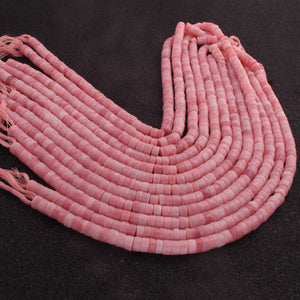 1  Strand  Pink Opal  Smooth Briolettes  - Wheel Shape Briolettes - 9mm - 14.5 Inches BR02565 - Tucson Beads