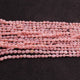1  Strands Pink Opal Smooth  Briolettes - Oval Shape    Beads -5mm-9mm- -13 inches BR02568 - Tucson Beads
