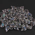 10 Pcs Beautiful Labradorite Assorted  Shape 925 Sterling Silver Gemstone Faceted Pendant - 23mmx13mm-16mmx11mm SS1129