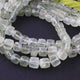 1 Strand Prehnite Faceted Cube Briolettes- Prenite Briolettes 7mm  9 inches BR3731 - Tucson Beads