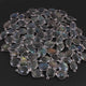 10 Pcs Beautiful Labradorite Assorted Shape 925 Sterling Silver Gemstone Faceted Connector - 25mmx13mm-20mmx12mm SS1126 - Tucson Beads