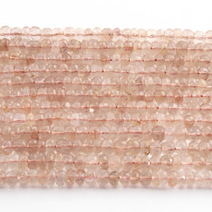 1 Strand Imperial Topaz  Faceted Rondelle -  Round Shape Beads 6mm-7mm 14 Inches Long BR086 - Tucson Beads