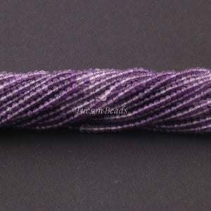 5 Strands Shaded Amethyst  Gemstone Balls, Semiprecious beads 12.5 Inches Long- Faceted Gemstone -3mm Jewelry RB0100 - Tucson Beads