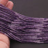 AAA Shaded Amethyst Micro Faceted 3mm  Beads -RB0100