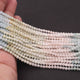 5 Strands Multi Aquamarine Gemstone Balls, Semiprecious beads 12.5 Inches Long- Faceted Gemstone -3mm Jewelry RB0085 - Tucson Beads