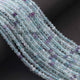 5 Strands Shaded Fluorite Gemstone Balls, Semiprecious beads 13 Inches Long- Faceted Gemstone -3mm Jewelry RB0097 - Tucson Beads