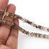 1  Strand bio Lemon Smoky Quartz  Faceted German Cut Briolettes - Gemstone Briolettes 5mm-7mm 8 Inches BR2478