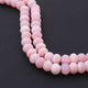 1 Long Strand Pink Opal Faceted Rondelles -Round Shape  Rondelles - 10mm -13 Inches BR1203 - Tucson Beads
