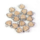 10 Pcs Mystic Druzy Pendant, Heart Shape Pendant, Oxidized Silver Plated Titanium Pendant, Bezel Heart Pendant  11mmX6mm PC210 - Tucson Beads