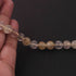1 Strand Leman Quartz  Faceted Rondelles Ball Beads - Leman Quart Rondelles 8mm 13 Inches BR2415