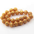 1 Strand 24k Gold Plated Designer Copper Casting Ball Shape Beads - 12mm - Jewelry - 8 Inches GPC616