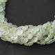 1 Strand Prehnite Briolettes - Prehnite Faceted Oval Beads -13mmx8mm - 6mmx4mm 13.5 Inches BR02062 - Tucson Beads