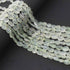 1 Strand Prehnite Faceted Oval  Shape Briolettes -13mmx8mm - 6mmx4mm 13.5 Inches BR02062