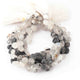 1 Strand Black Rutile  Faceted Briolettes  -Heart Shape Briolettes   7mmx9mm -8 Inches BR2001 - Tucson Beads