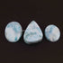 Amazing Genuine Larimar Smooth Cabochon - Oval/Pear Shape Loose Gemstone -24mmx19mm-31mmx23  LGS237