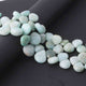 1  Long Strand Amazonite Smooth Briolettes - Heart Shape  Briolettes - 12mmx11mm-16mmx15mm -9 Inches BR02074 - Tucson Beads