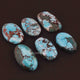 Amazing Turquoise Smooth Cabochon - Oval/Rectangle Shape Loose Gemstone -34mmx23mm-41mmx23mm  LGS213 - Tucson Beads
