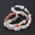 1  Strand Multi Moonstone Faceted Briolettes - Center Drill Nuggets  7mmx10mm-14mmx10mm 15 Inches BR2506