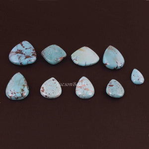 Amazing Turquoise Smooth Cabochon - Pear/Square Shape Loose Gemstone -17mmx11mm-29x25mm  LGS227 - Tucson Beads