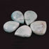 5 Pcs Natural Larimar Smooth Cabochon - Pear Shape Loose Gemstone -22mmx17mm-25mmx21mm  LGS214