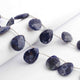 1 Strands Sodalite Faceted  Briolettes - Pear Shape Briolettes - 18mmx14mm-20mmx15mm - 8 Inches BR01206 - Tucson Beads