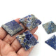 1 Pc Sodalite Pyramid Polished Selenite Slab, Selenite,Charging Plate, Selenite Crystal Slab, Selenite Stone Slab 29mmx22mm-27mmx16mm HS292 - Tucson Beads