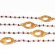 Amethyst Chain Necklace - Faceted Sparkly Necklace ,Tiny Beaded 2mm, Necklace -38"Long GPC1334 - Tucson Beads