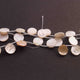 1 Strand Mother Of Pearl Smooth Coin  Briolettes -   11mm- 9 Inches BR01441 - Tucson Beads